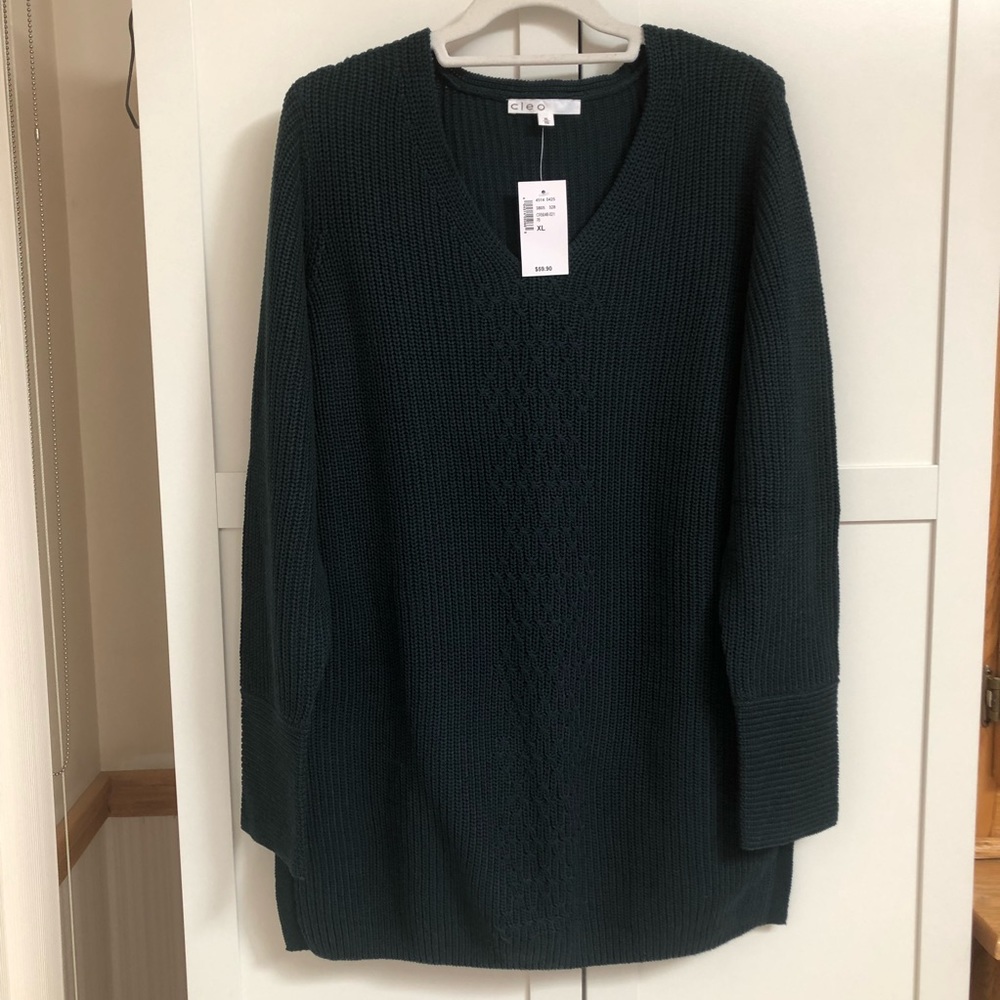 ❄️CLEO Green Sweater